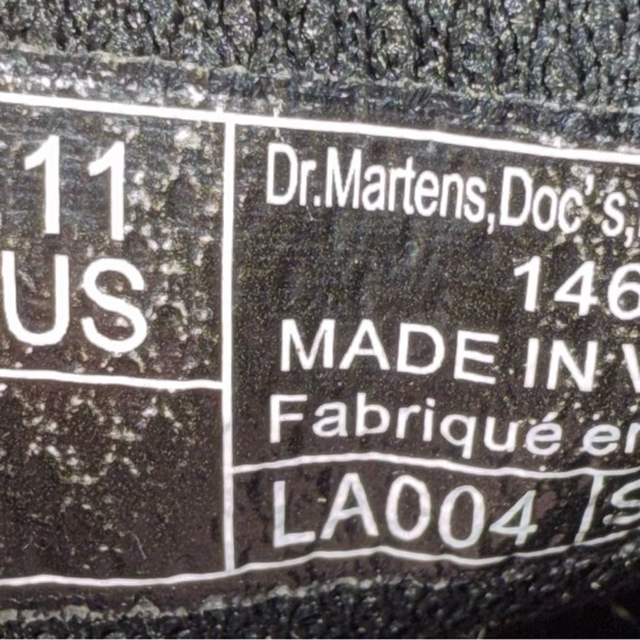 Dr. Martens Pink Patent Leather Lace Up Boots - Picture 4 of 4